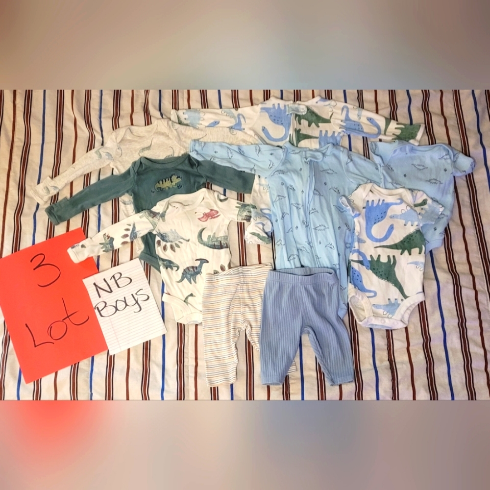 BOYS NB Lot 3 / Variety / Dinosaurs